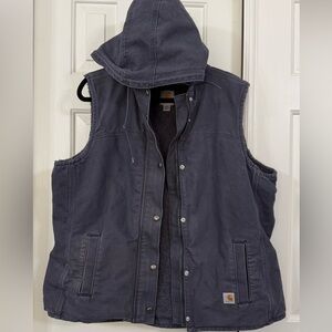 Carhartt Women’s Blue Hooded Vest